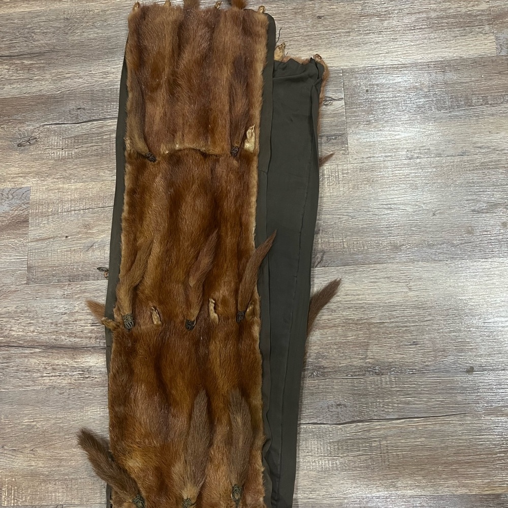 Brown Fur Scarf